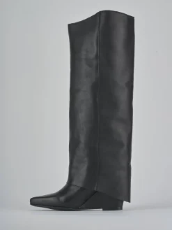 Online Stivali tacco 4cm pelle Donna Stivali Tacco Basso