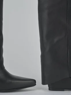 Online Stivali tacco 4cm pelle Donna Stivali Tacco Basso