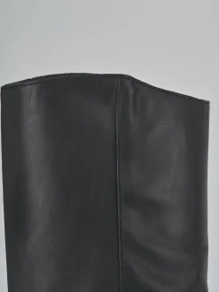 Online Stivali tacco 4cm pelle Donna Stivali Tacco Basso