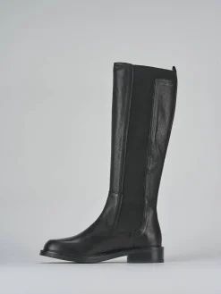 Clearance Stivali tacco 2cm pelle Donna Stivali Tacco Basso