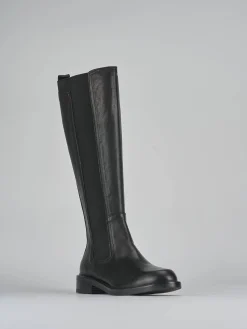 Clearance Stivali tacco 2cm pelle Donna Stivali Tacco Basso