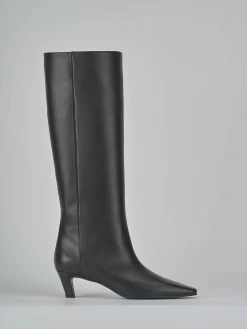 New Stivali tacco 5cm pelle Donna Stivali Tacco Alto