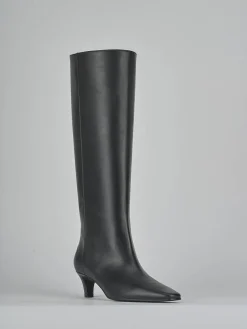 New Stivali tacco 5cm pelle Donna Stivali Tacco Alto