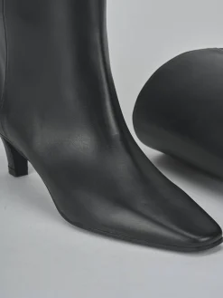 New Stivali tacco 5cm pelle Donna Stivali Tacco Alto