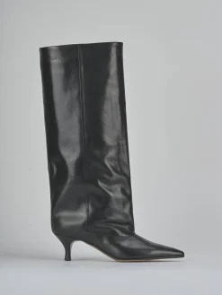 Clearance Stivali tacco 5cm pelle Donna Stivali Tacco Alto