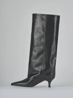 Clearance Stivali tacco 5cm pelle Donna Stivali Tacco Alto