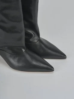 Clearance Stivali tacco 5cm pelle Donna Stivali Tacco Alto