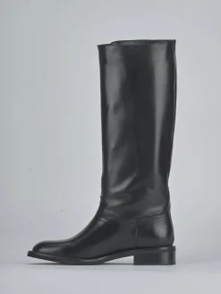 Discount Stivali tacco 3cm pelle Donna Stivali Tacco Basso