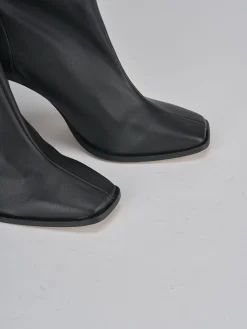 Stivali tacco 9cm pelle Donna Stivali Tacco Alto