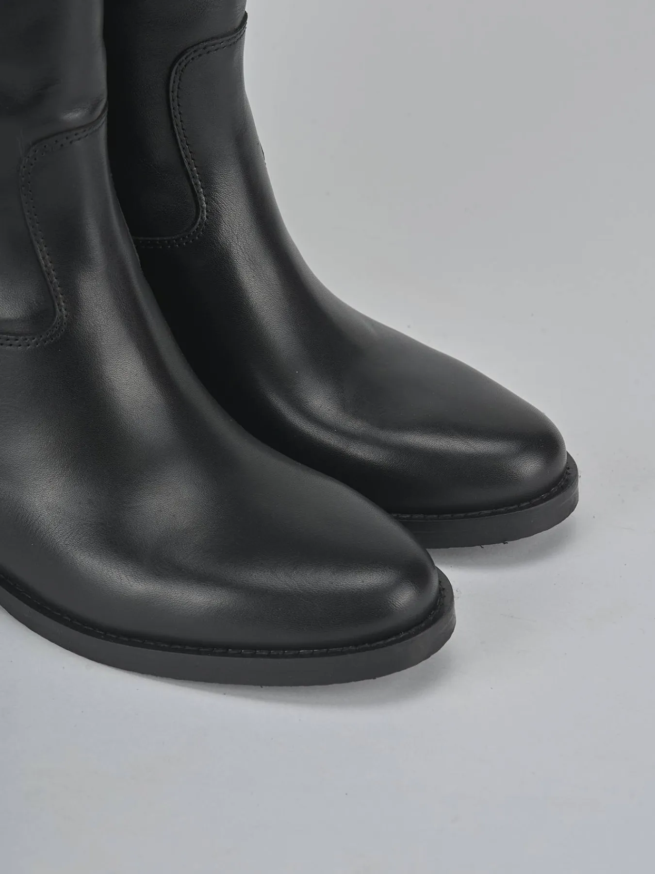 Best Stivali tacco 2cm pelle Donna Stivali Tacco Basso