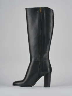 Stivali tacco 8cm pelle Donna Stivali Tacco Alto