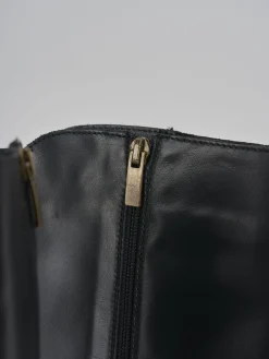 Stivali tacco 8cm pelle Donna Stivali Tacco Alto