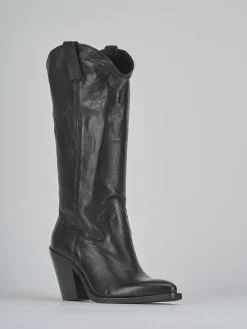 New Stivali tacco 7cm pelle Donna Stivali Tacco Alto