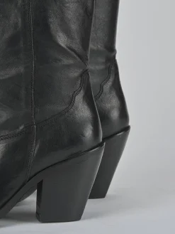 New Stivali tacco 7cm pelle Donna Stivali Tacco Alto