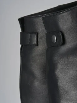 Outlet Stivali tacco 5cm pelle Donna Stivali Tacco Alto