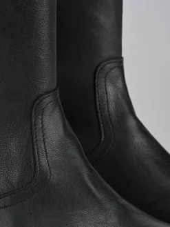 Outlet Stivali tacco 2cm pelle Donna Stivali Tacco Basso