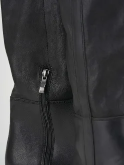 Online Stivali tacco 1cm pelle Donna Stivali Tacco Basso