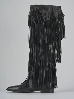 Online Stivali tacco 2cm pelle Donna Stivali Tacco Basso