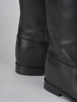 Online Stivali tacco 2cm pelle Donna Stivali Tacco Basso