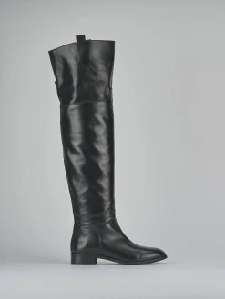 Discount Stivali tacco 3cm pelle Donna Stivali Tacco Basso