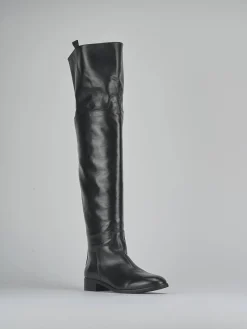 Discount Stivali tacco 3cm pelle Donna Stivali Tacco Basso