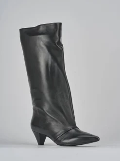 Stivali tacco 5cm pelle Donna Stivali Tacco Alto