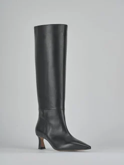 Hot Stivali tacco 6cm pelle Donna Stivali Tacco Alto