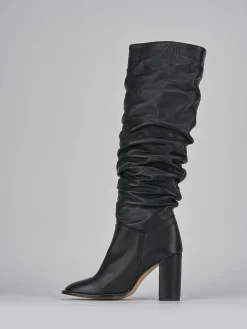 Stivali tacco 9cm pelle Donna Stivali Tacco Alto