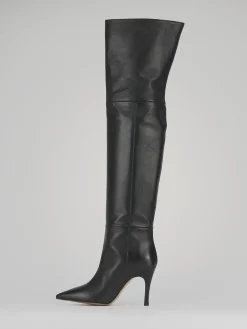 Sale Stivali tacco 9cm pelle Donna Stivali Tacco Alto