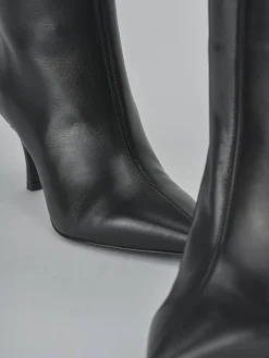 Sale Stivali tacco 7cm pelle Donna Stivali Tacco Alto