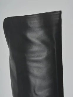 Sale Stivali tacco 7cm pelle Donna Stivali Tacco Alto