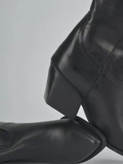 Stivali tacco 6cm pelle Donna Stivali Tacco Alto