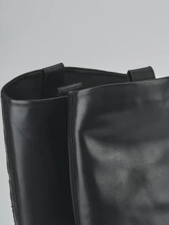 Outlet Stivali tacco 3cm pelle Donna Stivali Tacco Basso