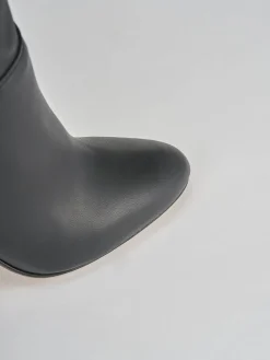 Outlet Stivali tacco 9cm pelle Donna Stivali Tacco Alto