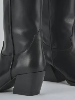 Hot Stivali tacco 6cm pelle Donna Stivali Tacco Alto