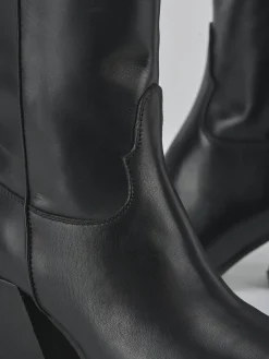 Hot Stivali tacco 6cm pelle Donna Stivali Tacco Alto