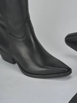 Discount Stivali tacco 4cm pelle Donna Stivali Tacco Basso