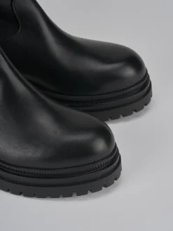 Discount Stivali tacco 3cm pelle Donna Stivali Tacco Basso