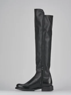 Stivali tacco 2cm pelle Donna Stivali Tacco Basso