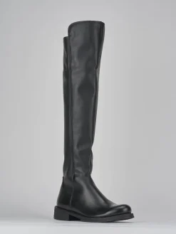 Stivali tacco 2cm pelle Donna Stivali Tacco Basso