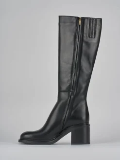 Discount Stivali tacco 5cm pelle Donna Stivali Tacco Alto