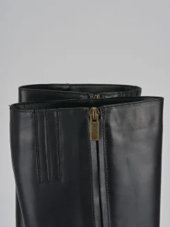 Discount Stivali tacco 5cm pelle Donna Stivali Tacco Alto