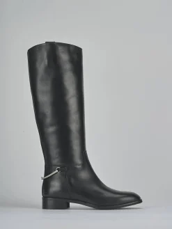 New Stivali tacco 3cm pelle Donna Stivali Tacco Basso