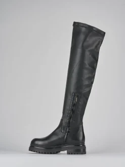 Online Stivali tacco 3cm pelle Donna Stivali Tacco Basso