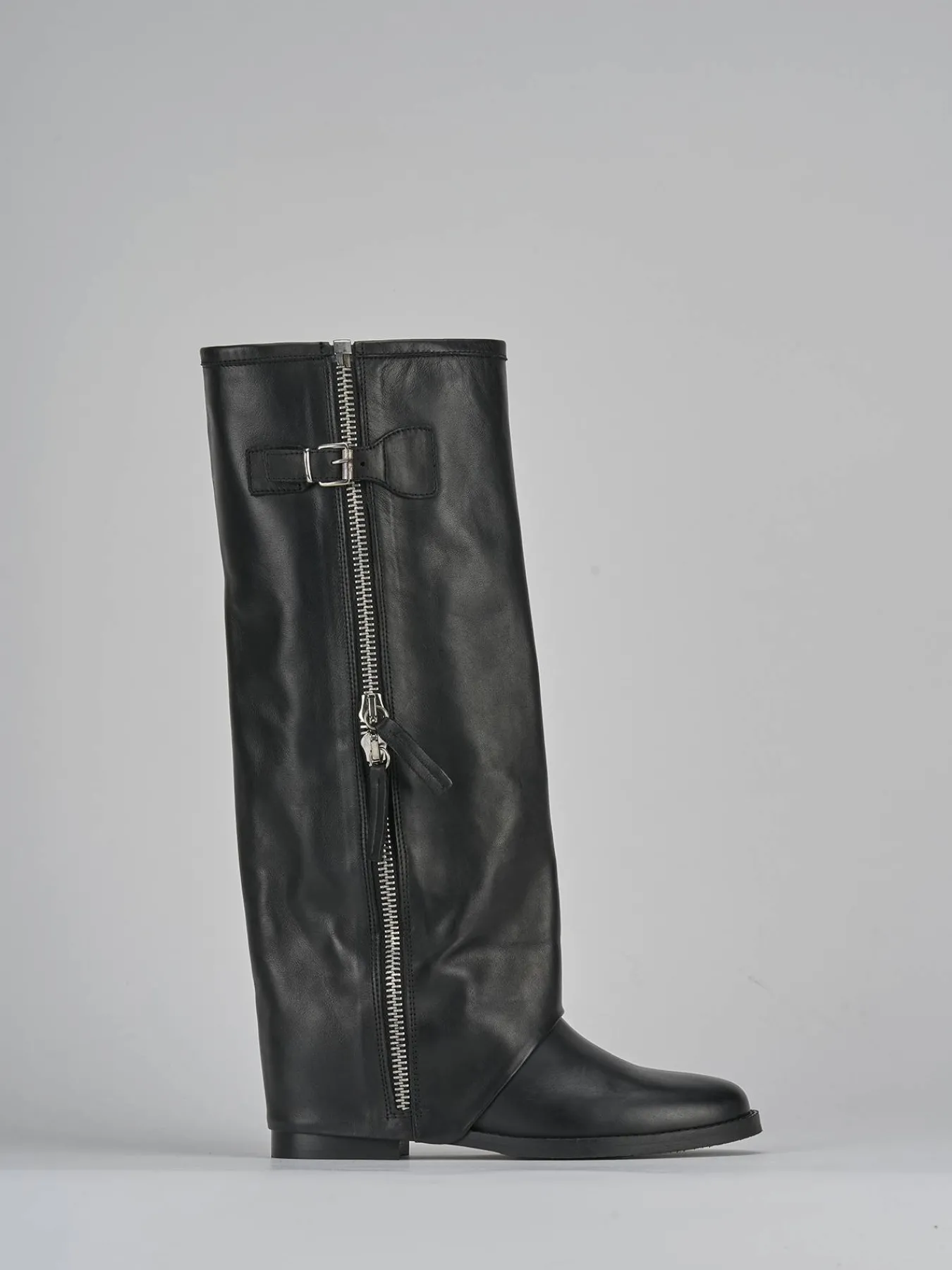 Best Stivali tacco 2cm pelle Donna Stivali Tacco Basso