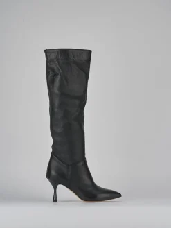 Hot Stivali tacco 7cm pelle Donna Stivali Tacco Alto