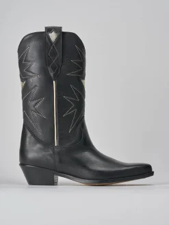 Best Stivali tacco 4cm pelle Donna Stivali Tacco Basso