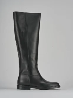 Online Stivali tacco 2cm pelle Donna Stivali Tacco Basso