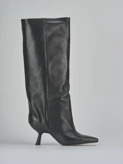 New Stivali tacco 7cm pelle Donna Stivali Tacco Alto