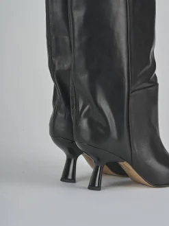 New Stivali tacco 7cm pelle Donna Stivali Tacco Alto